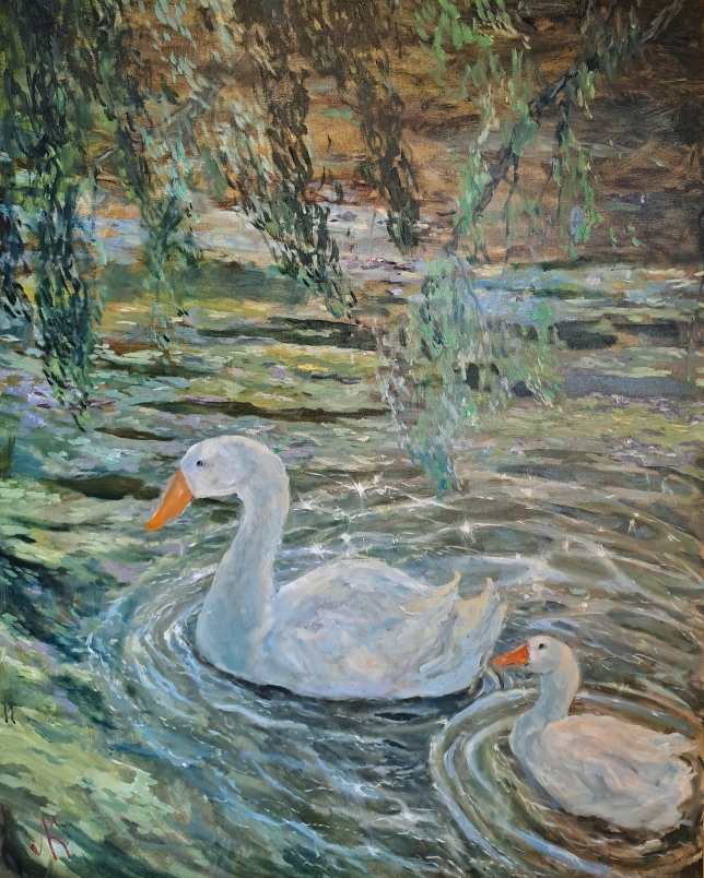 Painting for sale online - Pond