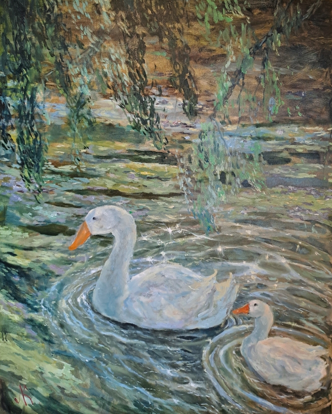Painting for sale online - Pond