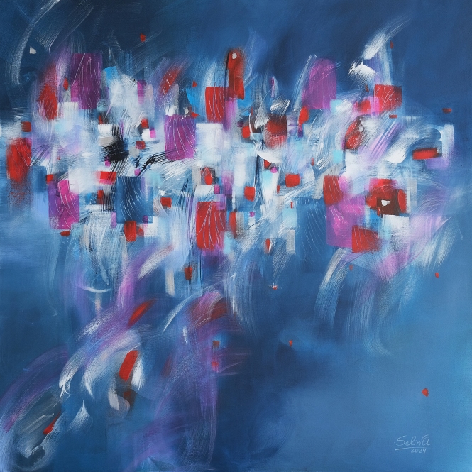 Painting for sale online - Above the city