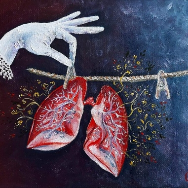 Painting for sale online - Lungs
