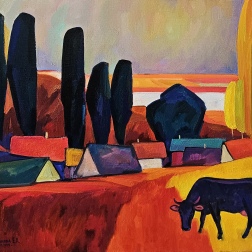 Painting for sale online - In the meadow