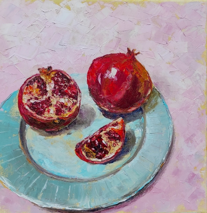 Painting for sale online - Pomegranate