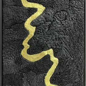 Painting for sale online - The River of Time — an interior panel