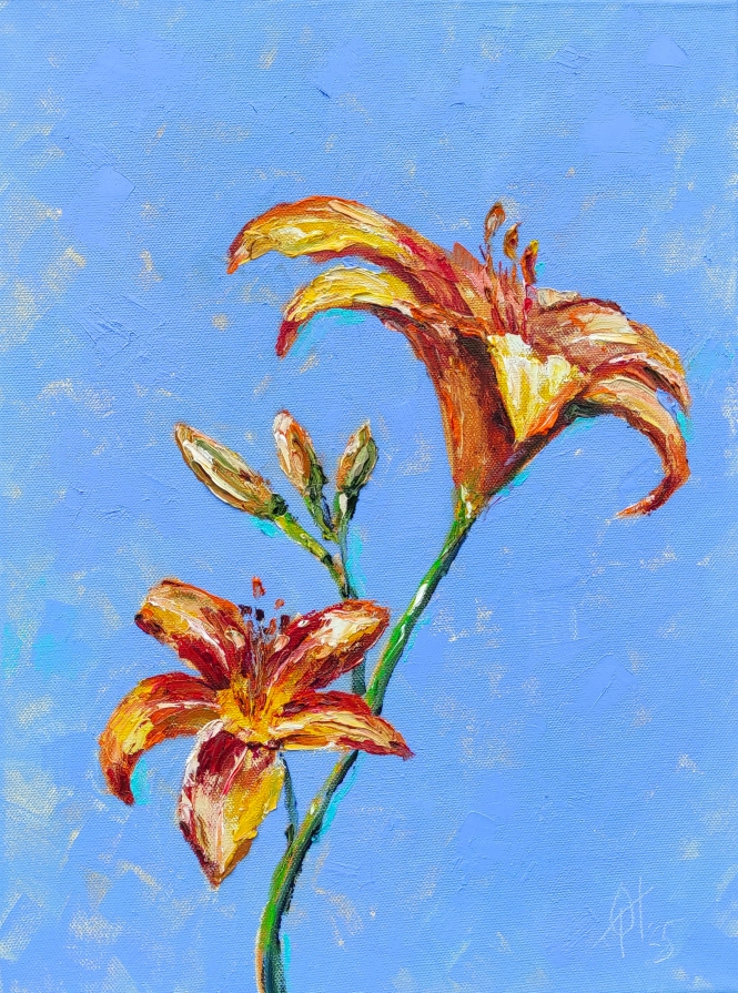 Painting for sale online - Lily.