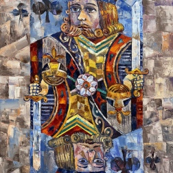Painting for sale online - King of Clubs
