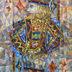 Painting for sale online - King of Diamonds