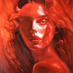 Painting for sale online - Scarlet Love