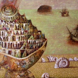 Painting for sale online - House full of bowls