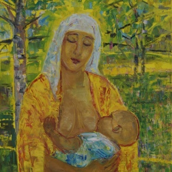 Painting for sale online - Mother and child