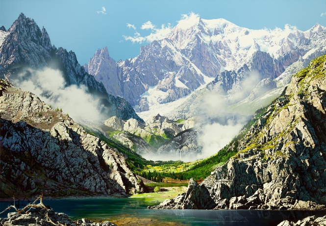 Painting for sale online - Mountain landscape