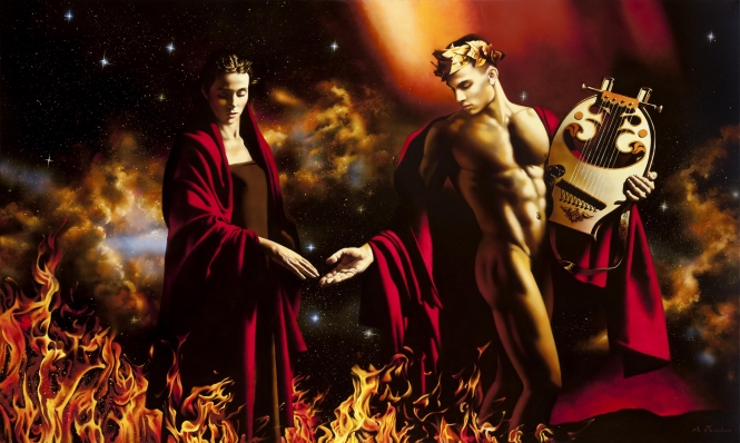 Painting for sale online - Orpheus and Eurydice