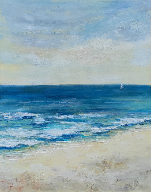 Painting for sale online - The White Sail
