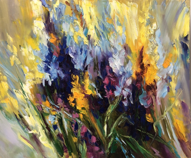 Painting for sale online - Carnival of Flowers