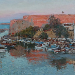 Painting for sale online - Port of Kyrenia