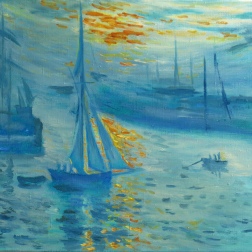 Painting for sale online - Impression. Rising Sun (copy of Monet)