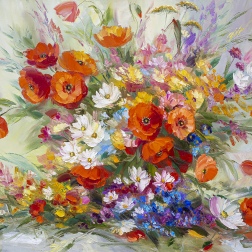 Painting for sale online - Summer bouquet