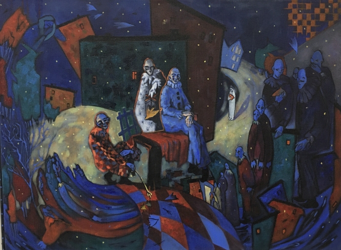 Painting for sale online - Society of the Spectacle