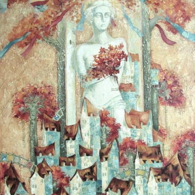 Painting for sale online - City landmark