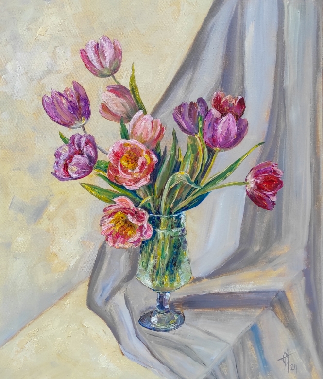 Painting for sale online - Tulips