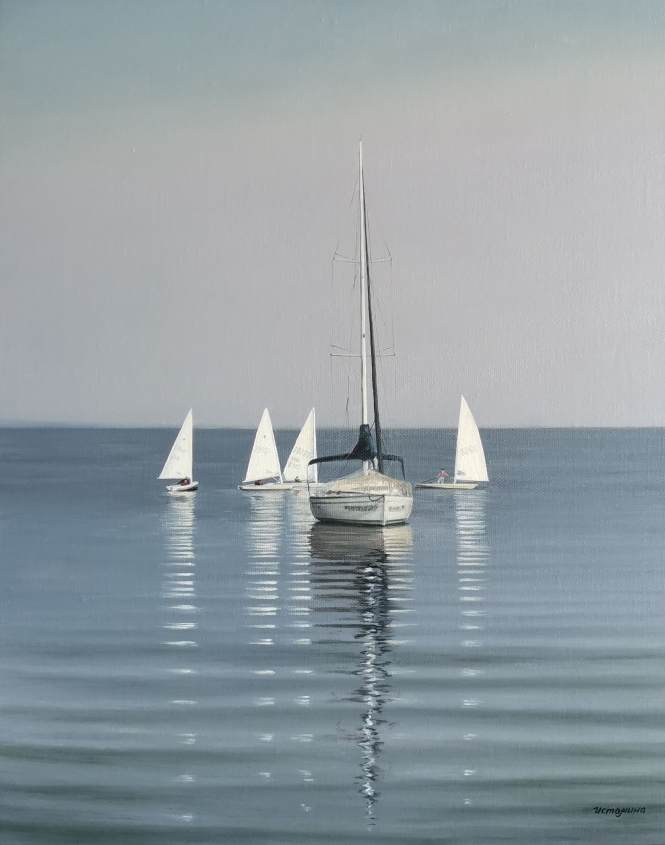 Painting for sale online - The sea splashes quietly...