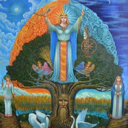 Painting for sale online - Мacosh goddess of destiny
