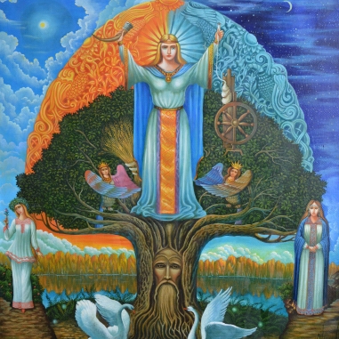 Painting for sale online - Мacosh goddess of destiny