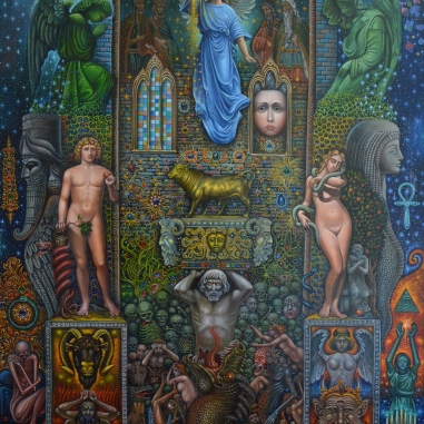 Painting for sale online - Golden taurus