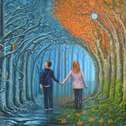 Painting for sale online - Spiritual forest