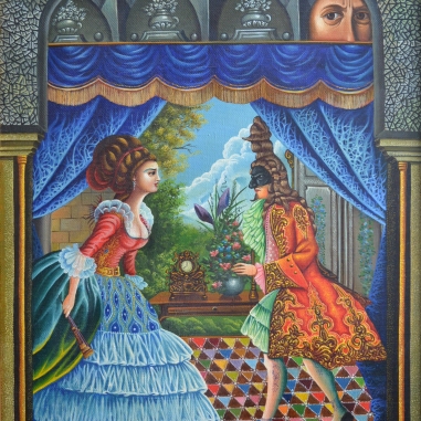 Painting for sale online - The mask. Who are you?