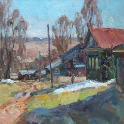 Painting for sale online - Spring in Susanino