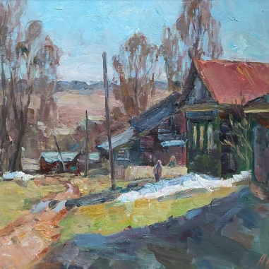 Painting for sale online - Spring in Susanino