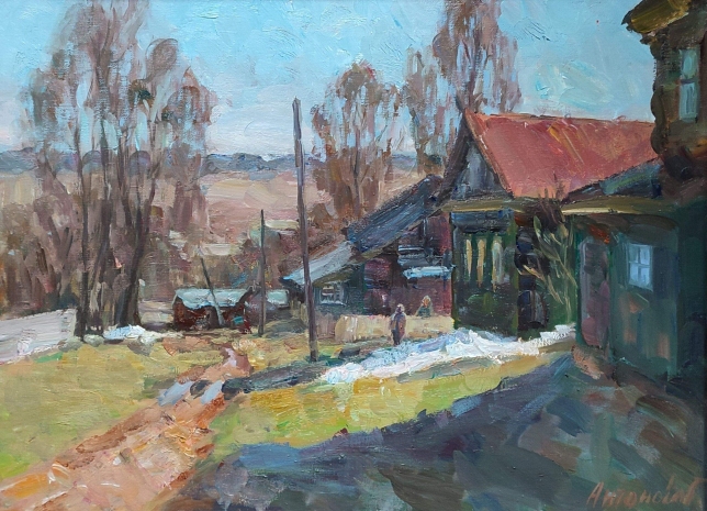 Painting for sale online - Spring in Susanino