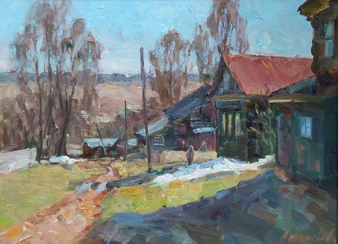 Painting for sale online - Spring in Susanino
