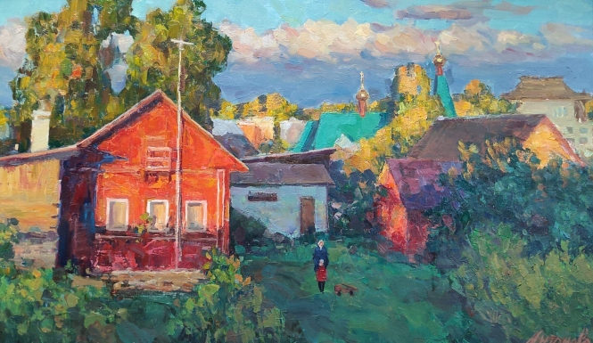 Painting for sale online - Edge of the city