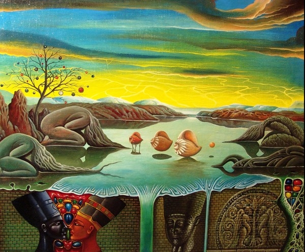 Painting for sale online - Pearl worship