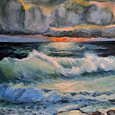 Painting for sale online - Sunset