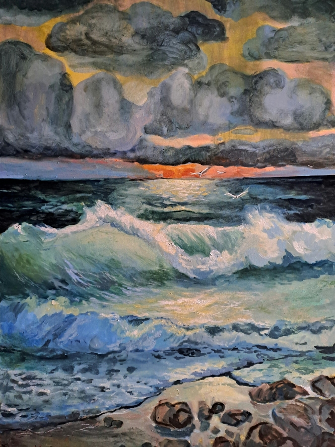 Painting for sale online - Sunset