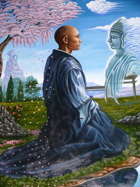 Painting for sale online - Buddha's smile