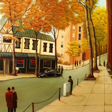 Painting for sale online - City Autumn 