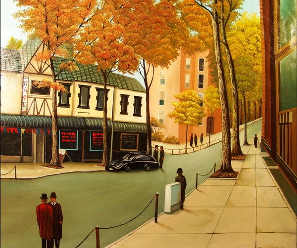 Painting for sale online - City Autumn