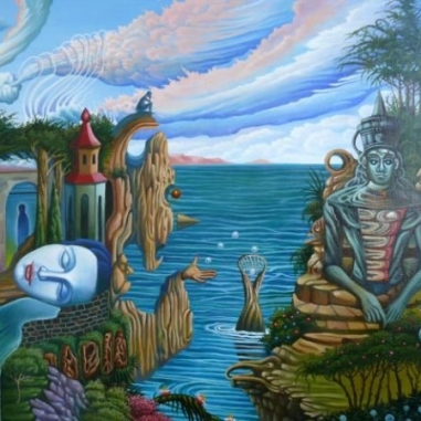 Painting for sale online - Islands of lost time