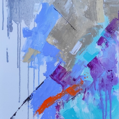 Painting for sale online - Original oil abstract painting on frame 