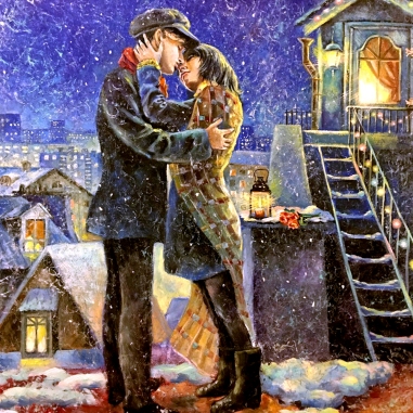 Painting for sale online - Evening for two