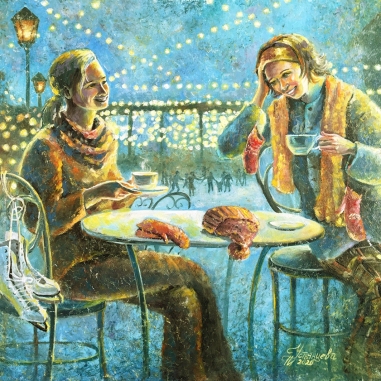 Painting for sale online - Winter joys