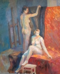 Painting for sale online - Two nues