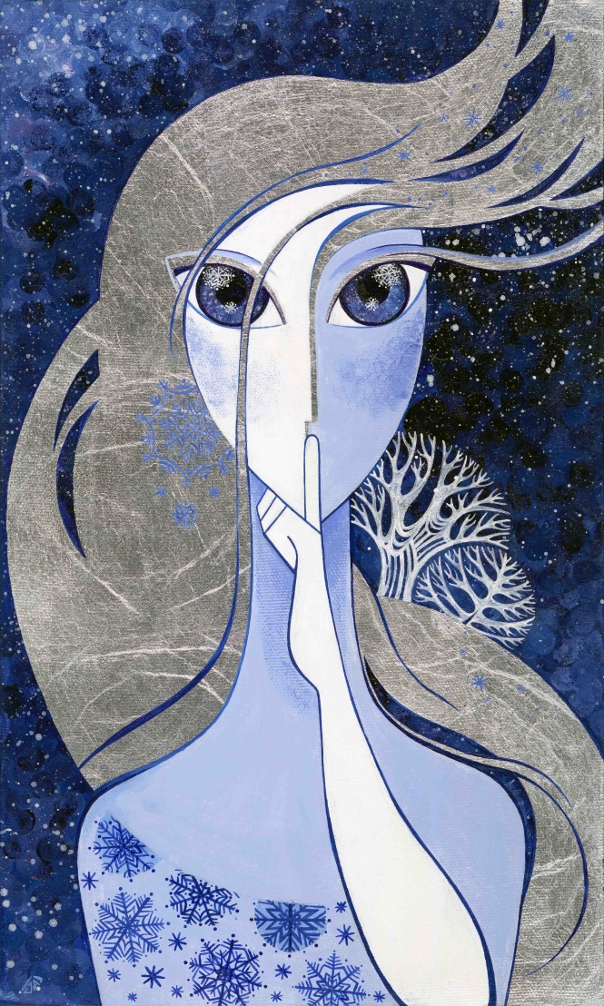 Painting for sale online - Silent song of Winter