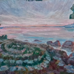 Painting for sale online - Evening on the White Sea
