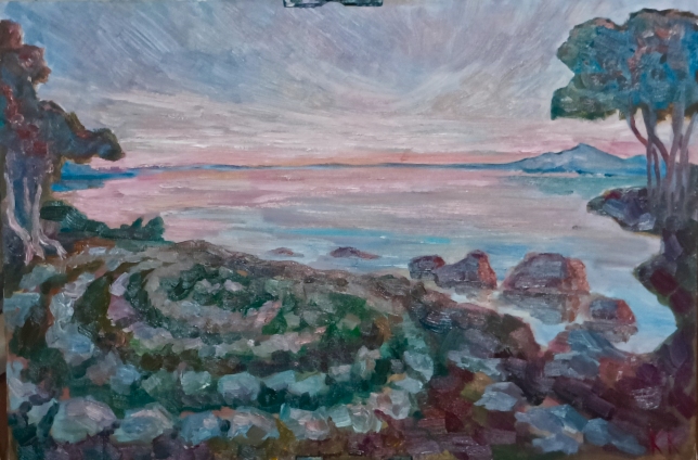 Painting for sale online - Evening on the White Sea