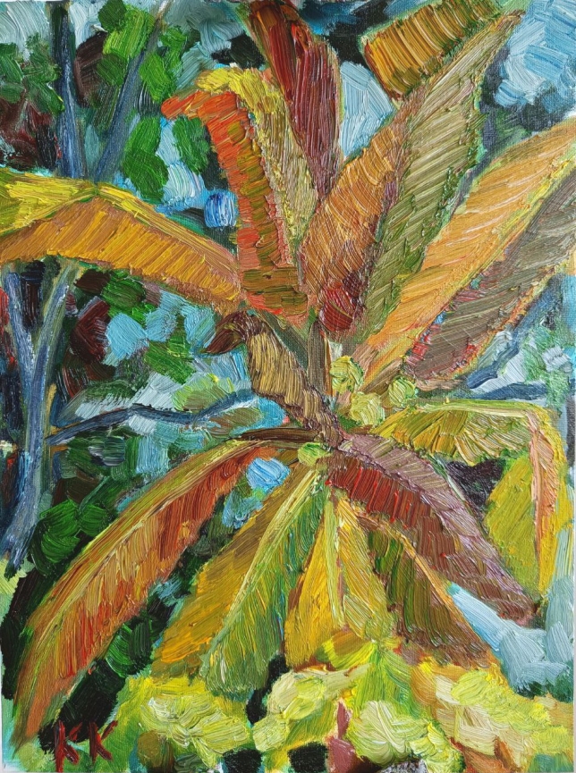 Painting for sale online - Palm tree in the jungle