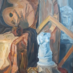 Painting for sale online - Still life with a palette